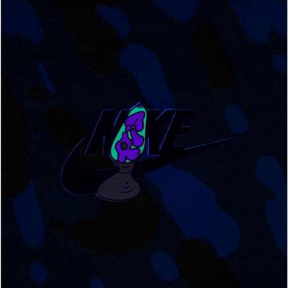 Nike Sports Are A Trip Tie‑Dye T‑Shirt – Small – Pastel Green Purple – NWT - Picture 11 of 11